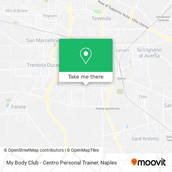 My Body Club - Centro Personal Trainer map