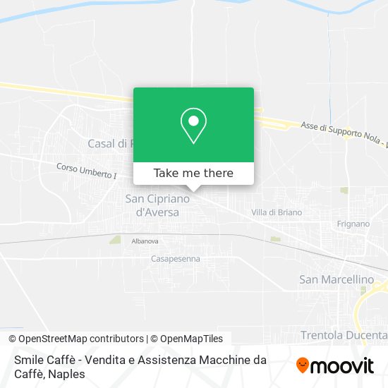 Smile Caffè - Vendita e Assistenza Macchine da Caffè map