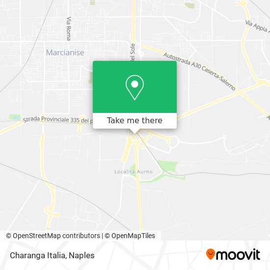 Charanga Italia map