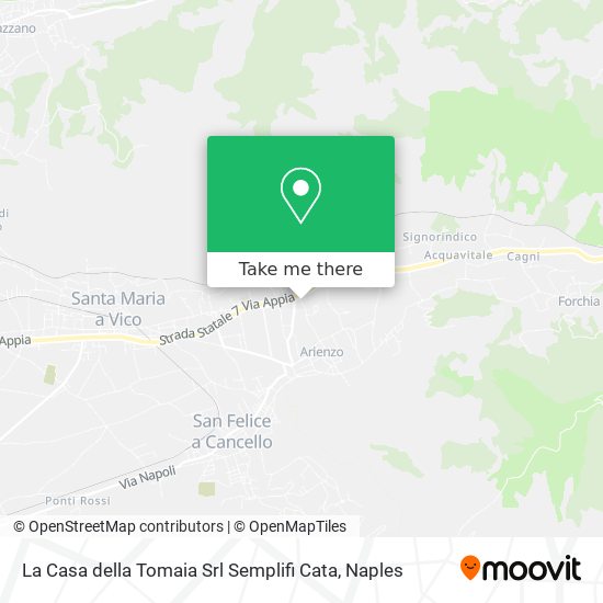 La Casa della Tomaia Srl Semplifi Cata map