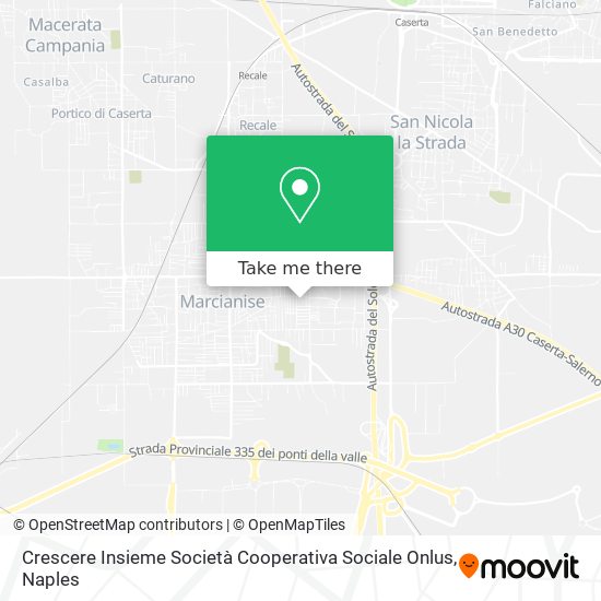 Crescere Insieme Società Cooperativa Sociale Onlus map