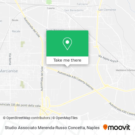 Studio Associato Merenda-Russo Concetta map