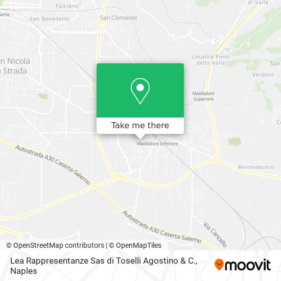 Lea Rappresentanze Sas di Toselli Agostino & C. map