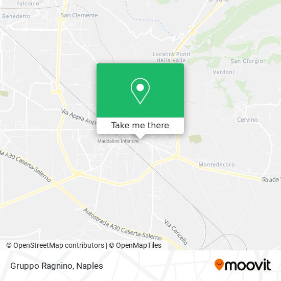 Gruppo Ragnino map