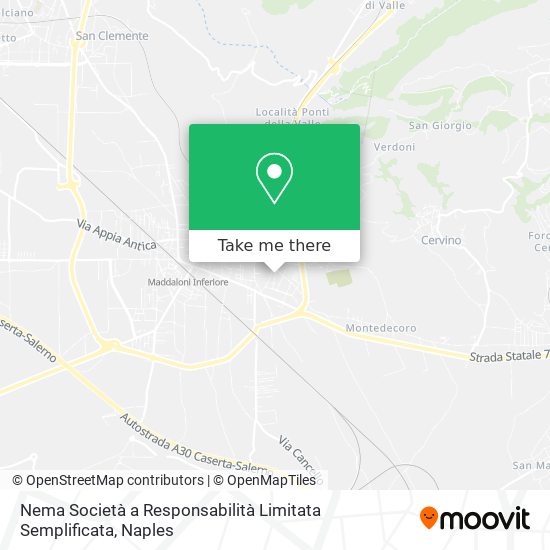 Nema Società a Responsabilità Limitata Semplificata map