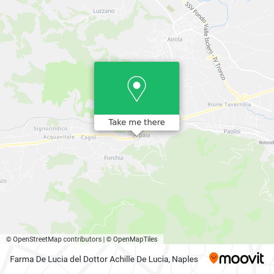 Farma De Lucia del Dottor Achille De Lucia map