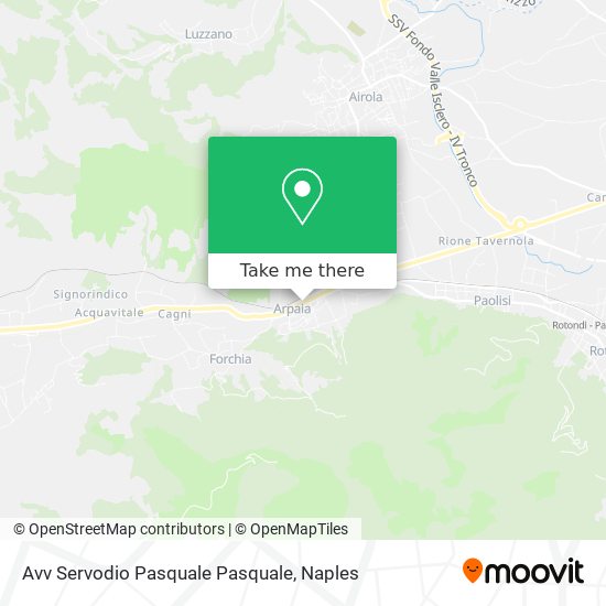 Avv Servodio Pasquale Pasquale map