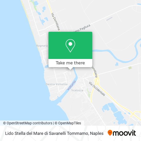 Lido Stella del Mare di Savanelli Tommamo map