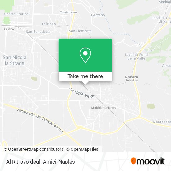 Al Ritrovo degli Amici map