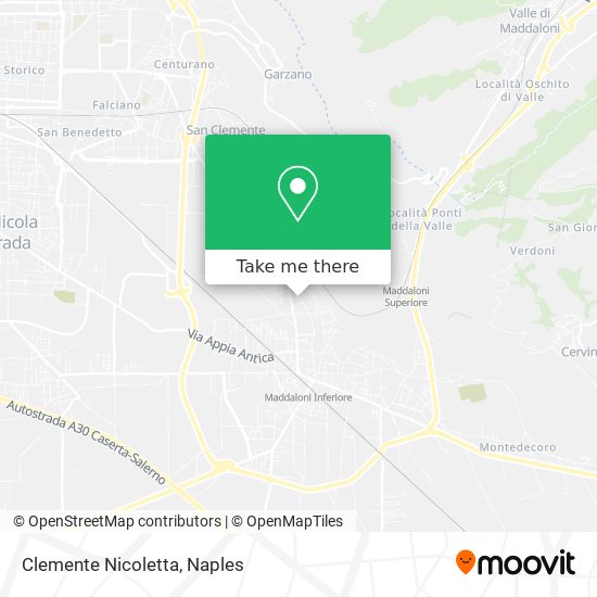 Clemente Nicoletta map