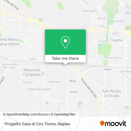 Progetto Casa di Ciro Torino map