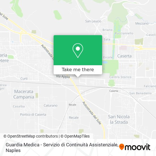 Guardia Medica - Servizio di Continuità Assistenziale map
