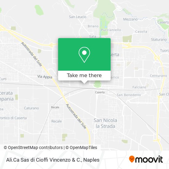 Ali.Ca Sas di Cioffi Vincenzo & C. map