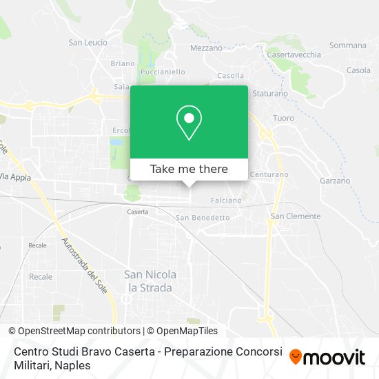 Centro Studi Bravo Caserta - Preparazione Concorsi Militari map