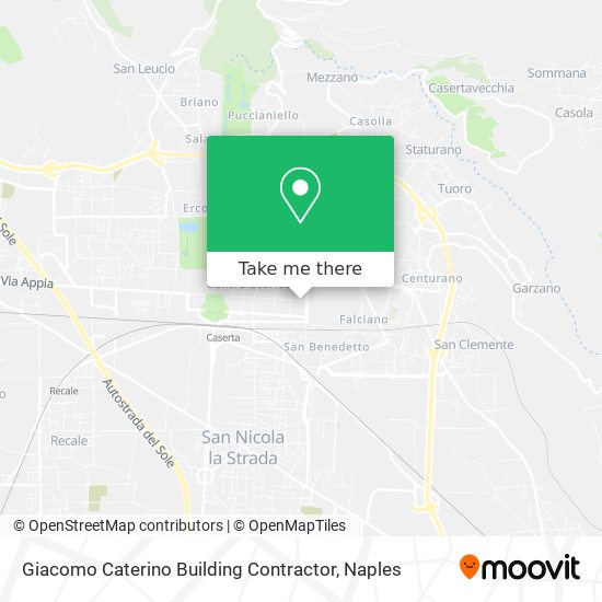 Giacomo Caterino Building Contractor map