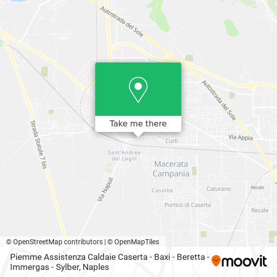 Piemme Assistenza Caldaie Caserta - Baxi - Beretta - Immergas - Sylber map