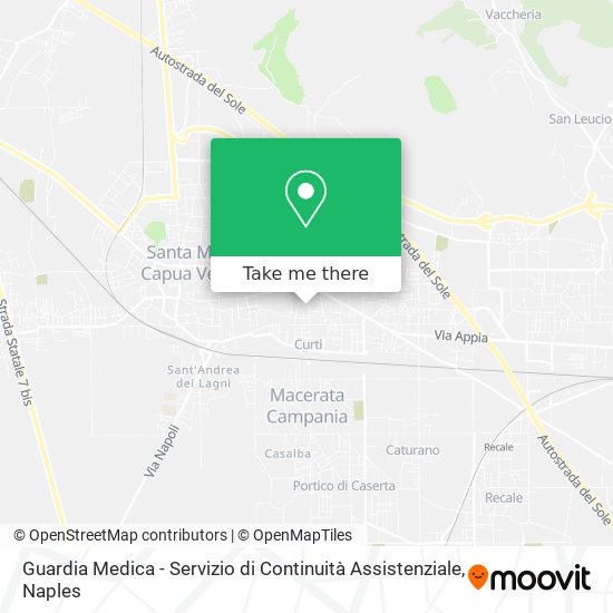 Guardia Medica - Servizio di Continuità Assistenziale map