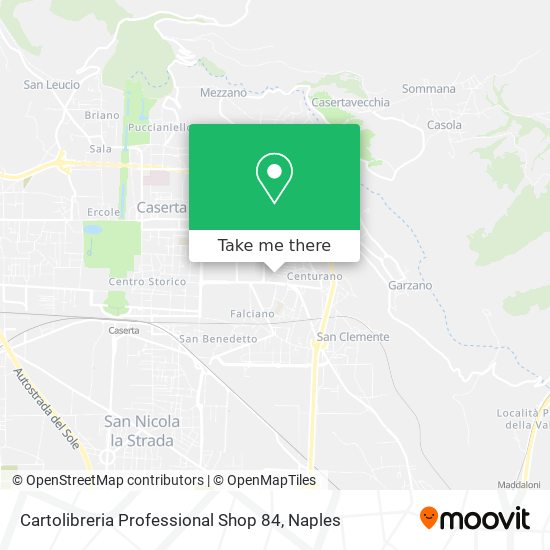 Cartolibreria Professional Shop 84 map