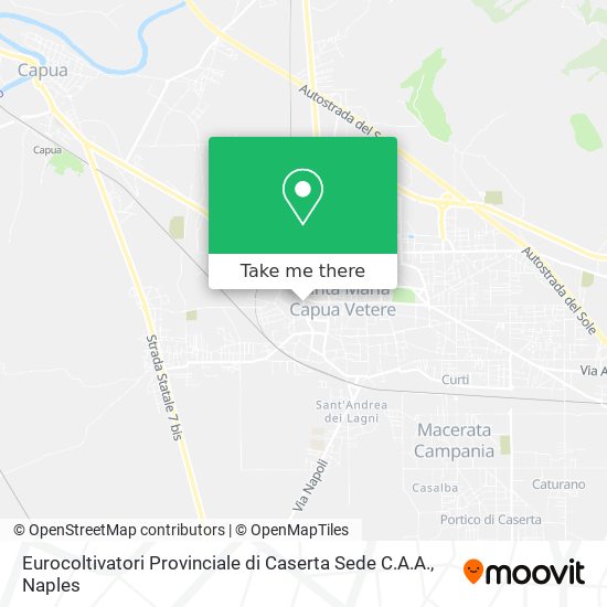 Eurocoltivatori Provinciale di Caserta Sede C.A.A. map