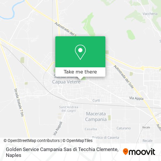 Golden Service Campania Sas di Tecchia Clemente map