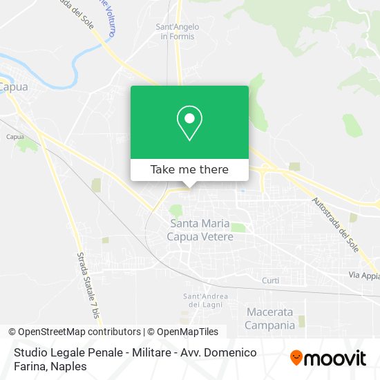 Studio Legale Penale - Militare - Avv. Domenico Farina map
