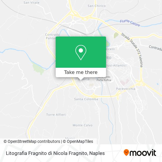 Litografia Fragnito di Nicola Fragnito map