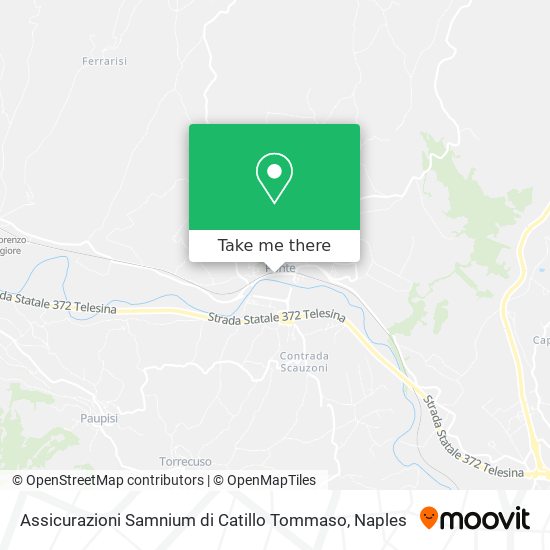 Assicurazioni Samnium di Catillo Tommaso map