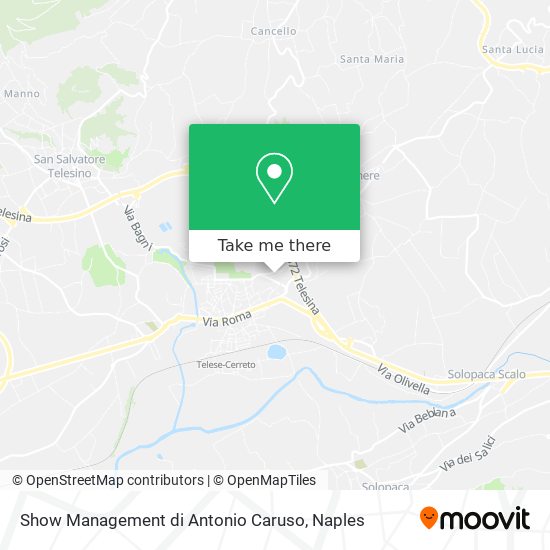 Show Management di Antonio Caruso map