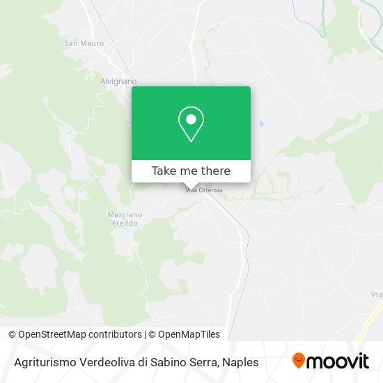 Agriturismo Verdeoliva di Sabino Serra map