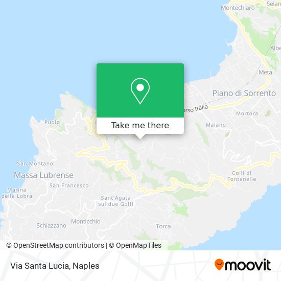 Via Santa Lucia map