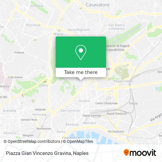 Piazza Gian Vincenzo Gravina map