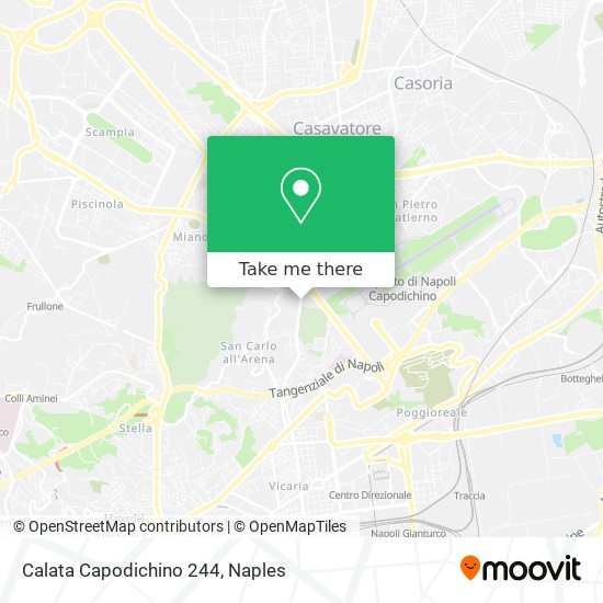 Calata Capodichino 244 map