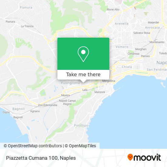 Piazzetta Cumana 100 map