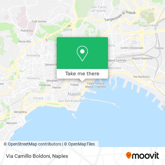 Via Camillo Boldoni map