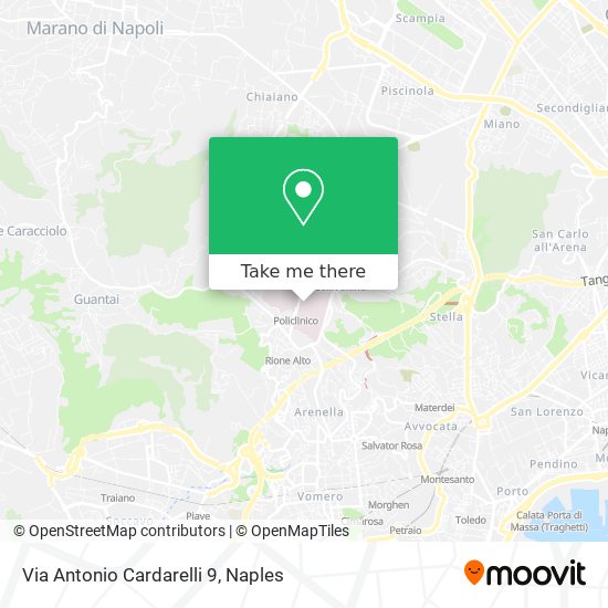 Via Antonio Cardarelli 9 map