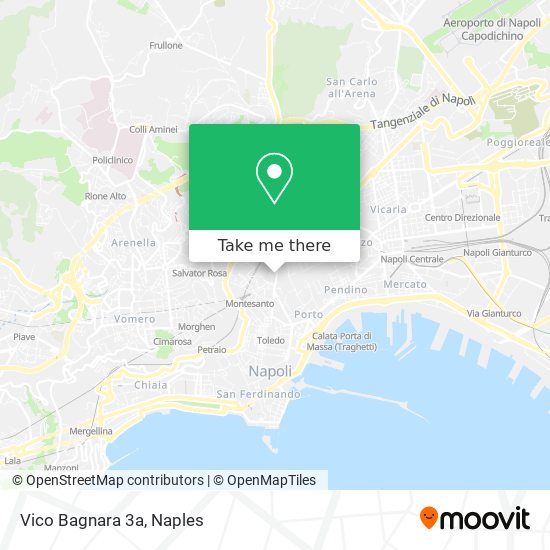 Vico Bagnara  3a map
