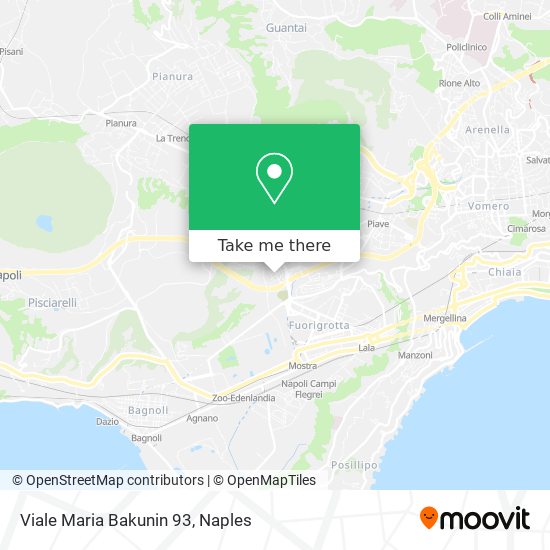 Viale Maria Bakunin 93 map