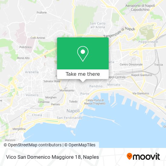 Vico San Domenico Maggiore 18 map