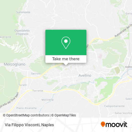 Via Filippo Visconti map