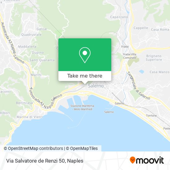 Via Salvatore de Renzi  50 map