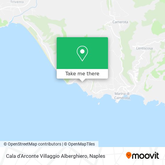 Cala d'Arconte Villaggio Alberghiero map