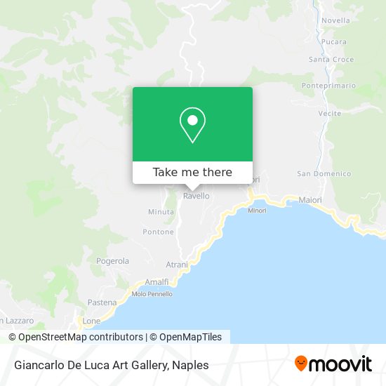 Giancarlo De Luca Art Gallery map