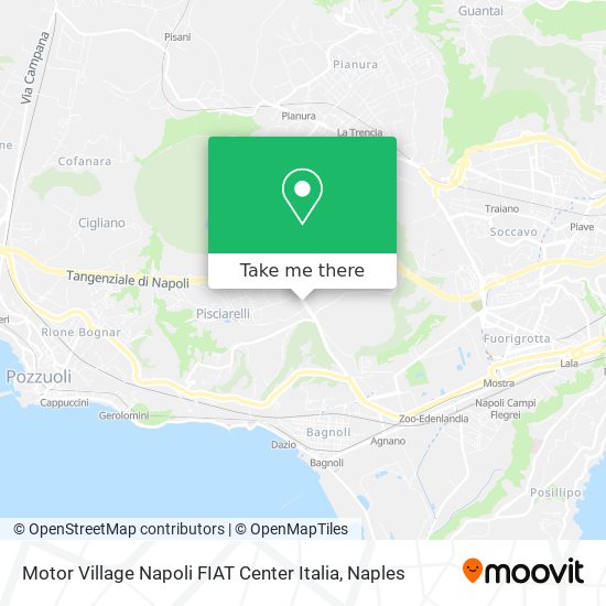 Motor Village Napoli FIAT Center Italia map