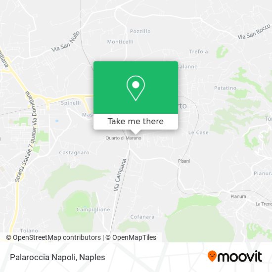 Palaroccia Napoli map