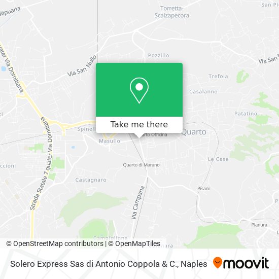 Solero Express Sas di Antonio Coppola & C. map