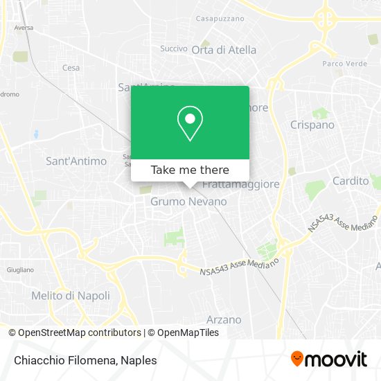 Chiacchio Filomena map