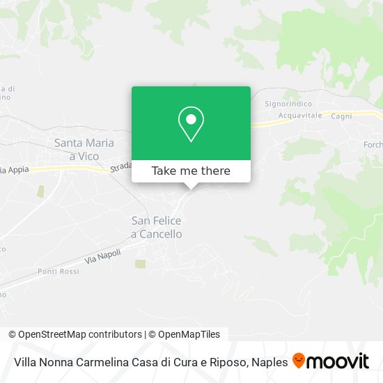 Villa Nonna Carmelina Casa di Cura e Riposo map