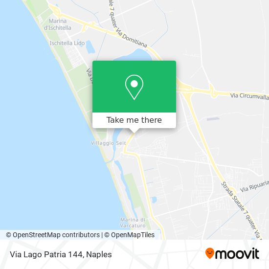 Via Lago Patria  144 map