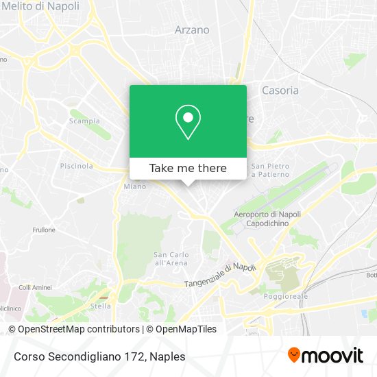 Corso Secondigliano 172 map