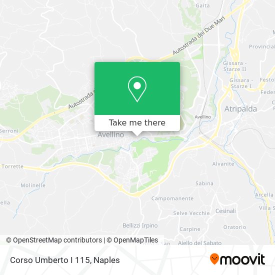 Corso Umberto I  115 map